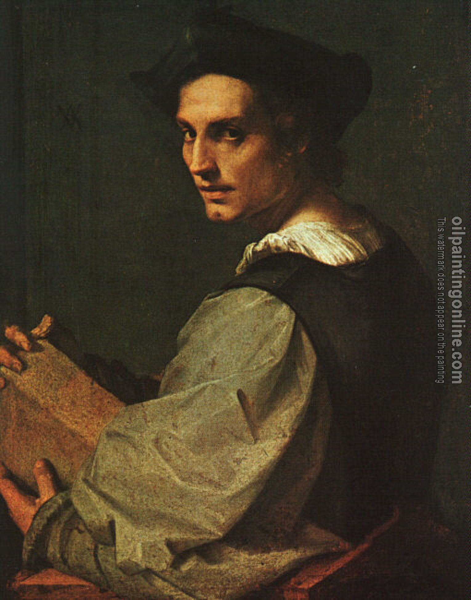 Andrea del Sarto - Portrait of a Young Man